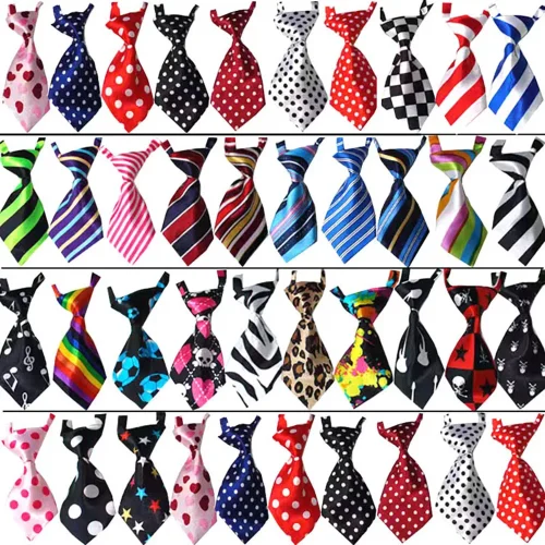 25/50/100pcs/lot Pet Cat Dog Bow Tie Lots Mix Colors Grooming Accessories