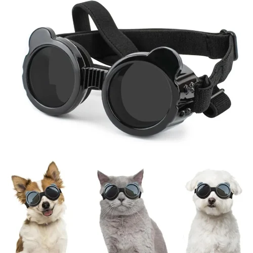 Pet Sunglasses Dog Goggles Waterproof  for Outdoor Travel Driving Riding Dog Goggles