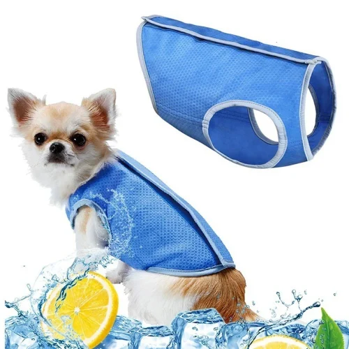Dog Summer Cooling Vest, Pet Cooling Clothes Dog Cat Cooling Vest,