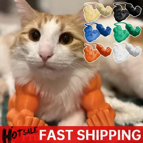 3D Printed Cat Lightweight Funny Giant Arms
